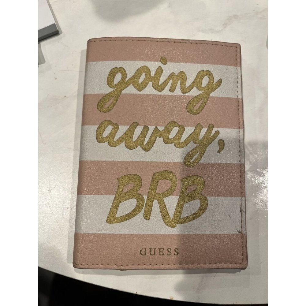 Guess Passport Cover Holder- Going away BRB